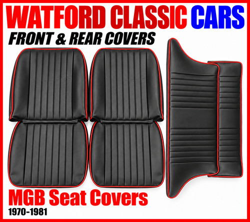 Mgb seat covers front - mgb,