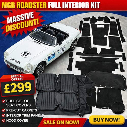 Mgb roadster 80 - 80, black