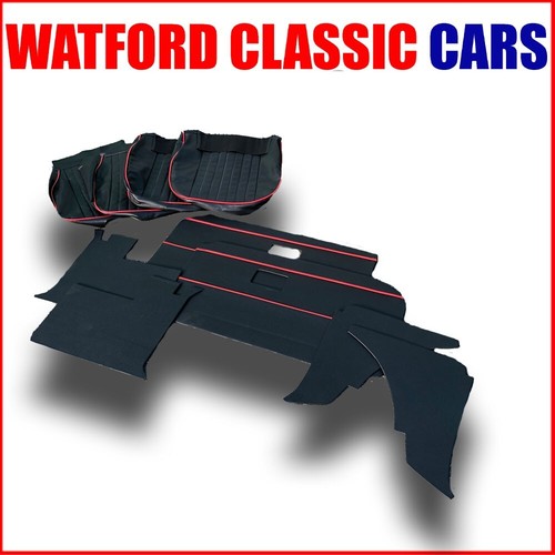 Mgb black red - mgb, seat