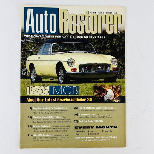 Auto restorer magazine july - restorer,