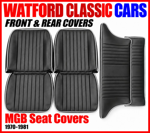 Mgb seat covers front - mgb,